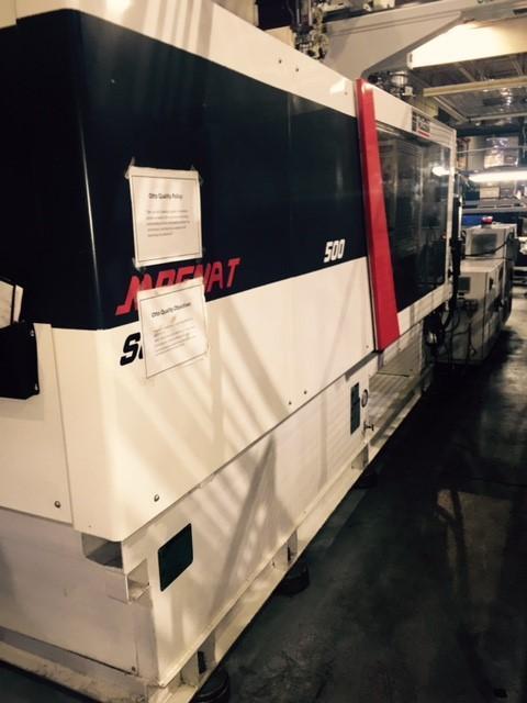 Cincinnati Milacron MTS-500 Used Injection Molding Machine, 500 US ton, Yr. 2013, 30 oz.