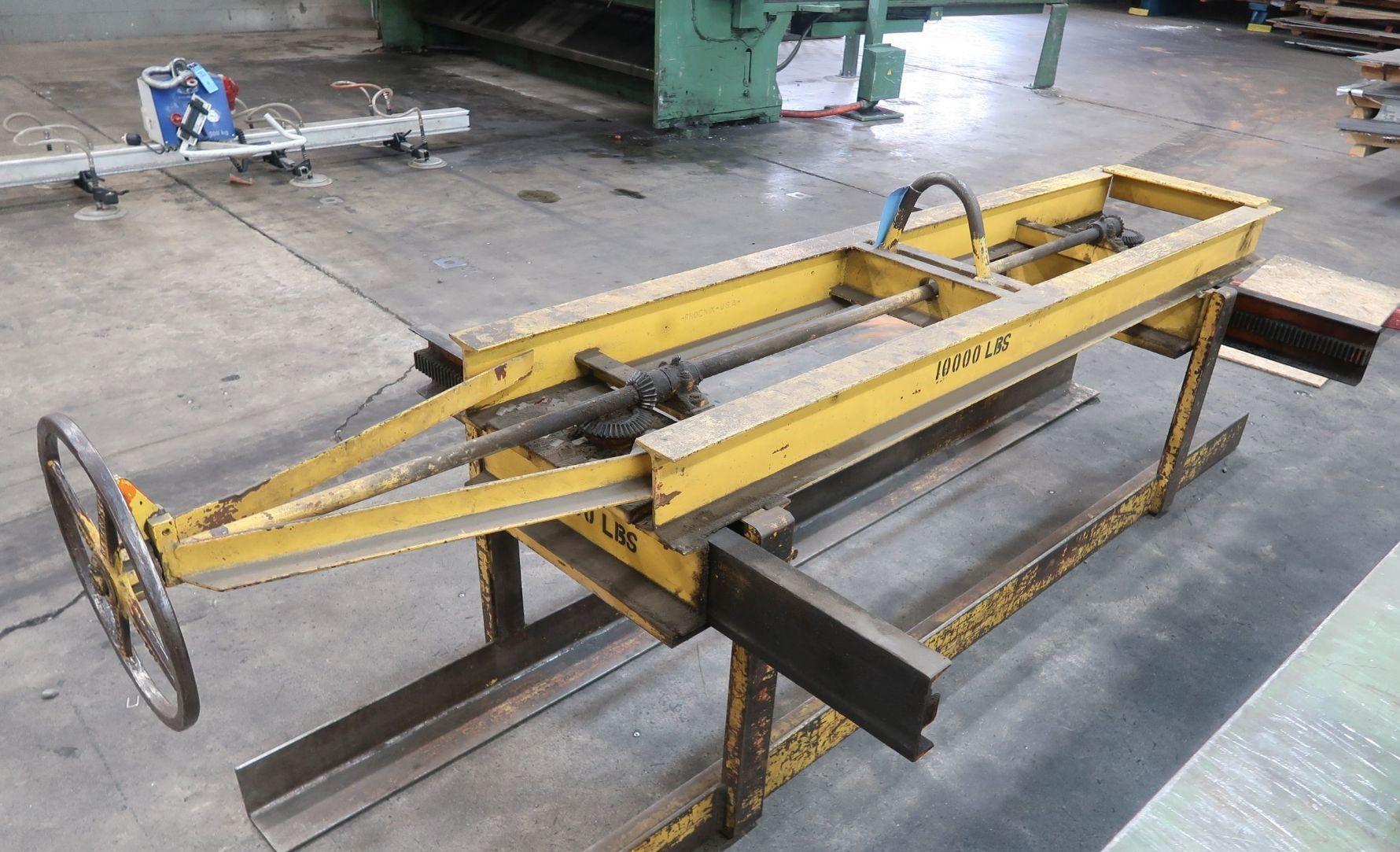 10,000 LBS X 10′ MANSAVER ADJUSTABLE SHEET LIFTER STOCK 13459