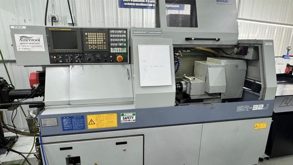 Star SR-32J CNC Lathe, 2010 – Chip Conveyor, Bar Feeder, High Pressure Coolant