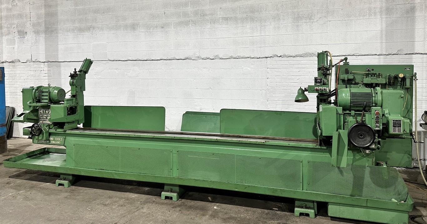 6.25" x 147" Hey No. 3 Double End Facing And Centering Machine