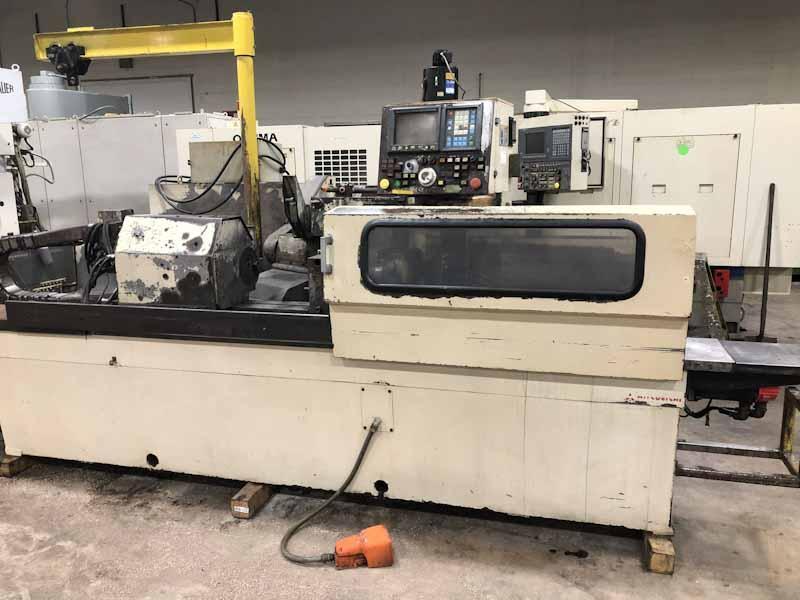 12” x 40” Mitsubishi Model RB32 #100A CNC Angle Grinding Machine
