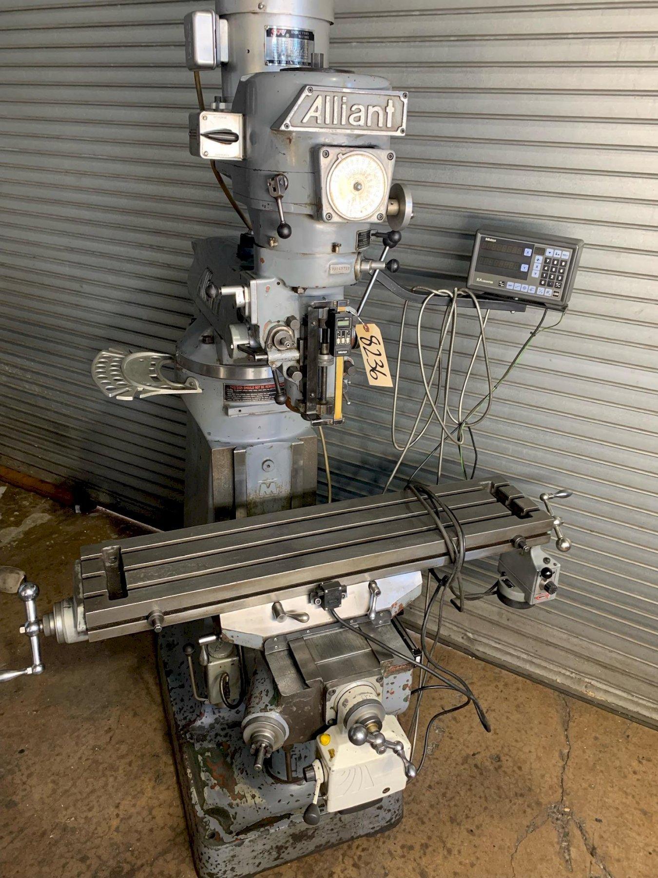 3 HP Alliant Vertical Mill FH Machinery Inc.