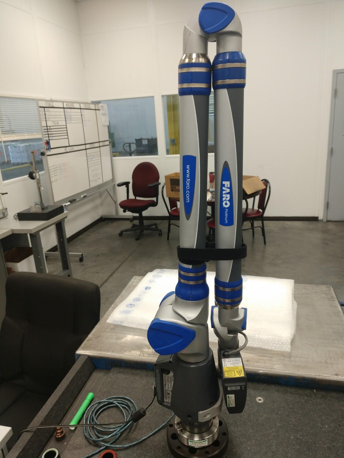 6′ Faro Platinum portable arm coordinate measuring machine Used