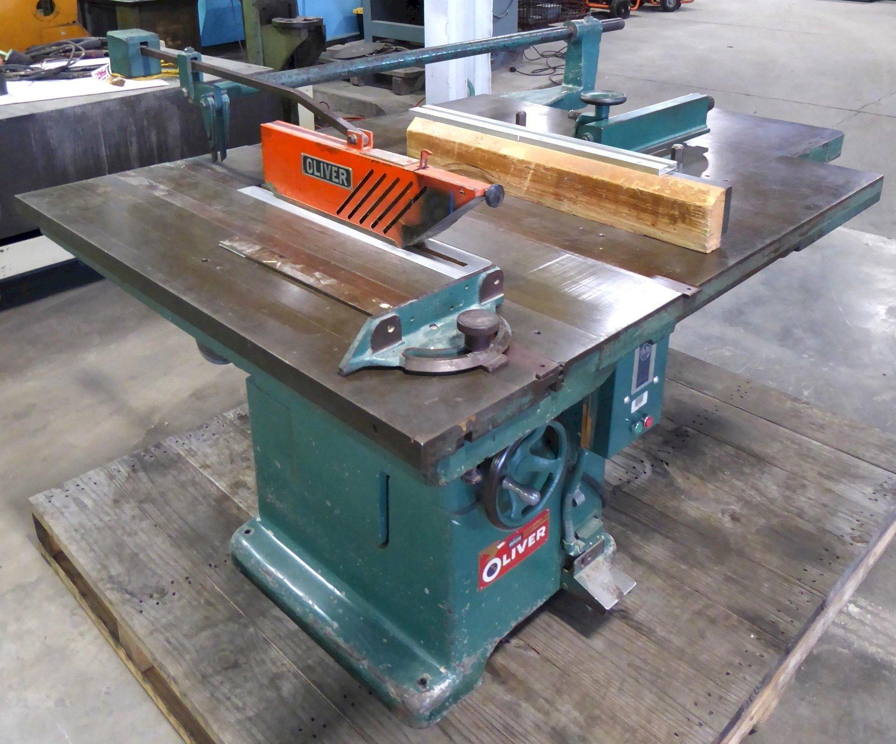 OLIVER 270DU Woodworking Saws, Table Machine Hub