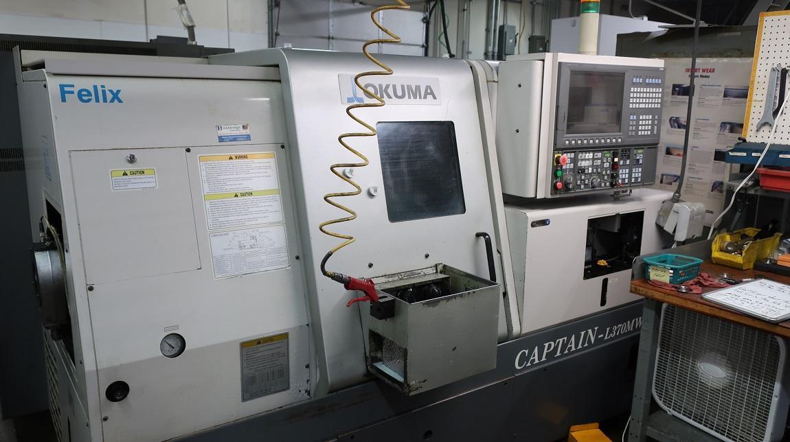 Okuma CAPTAINL370MW CNC Lathe, Milling & Sub Spindle, OSPP200L