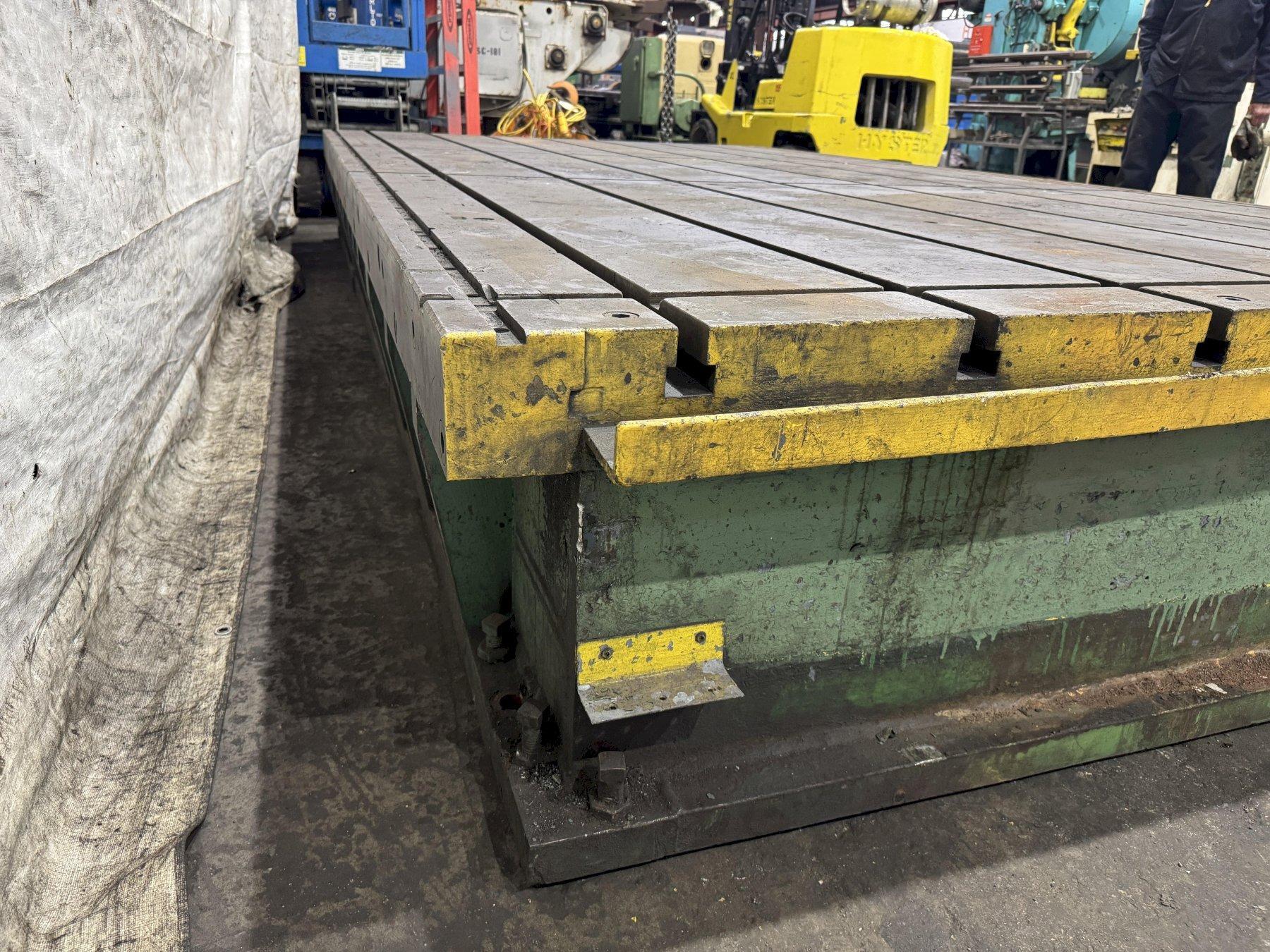 176" X 97-1/2" T SLOTTED FLOOR PLATE/TABLE: STOCK #79281
