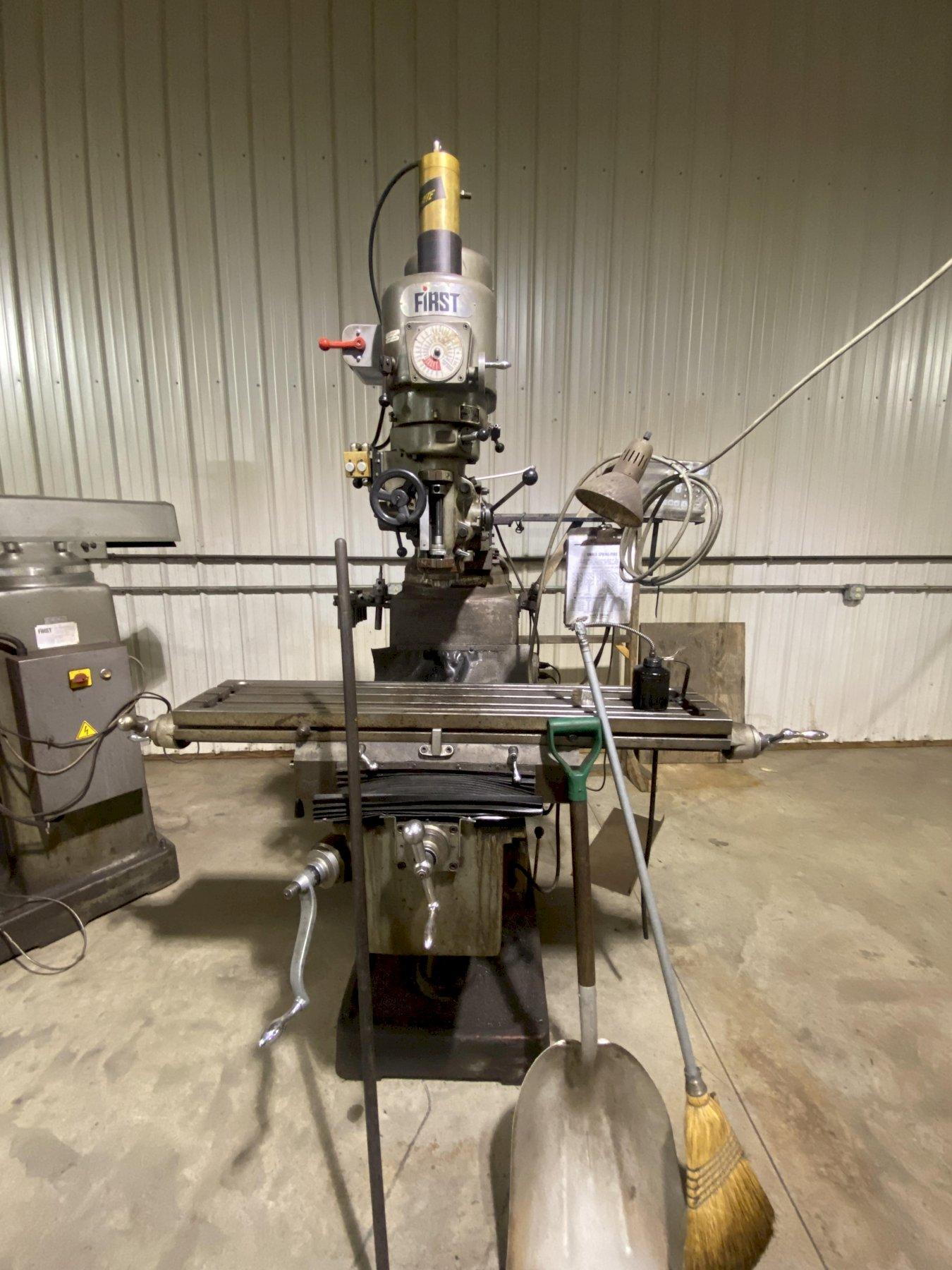 First Variable Speed Vertical Milling Machine w/ Torque Rite Power