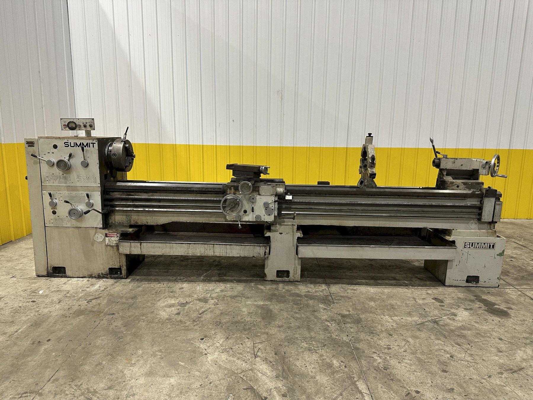 21 X 120 Summit Gap Bed Lathe Stock 22031