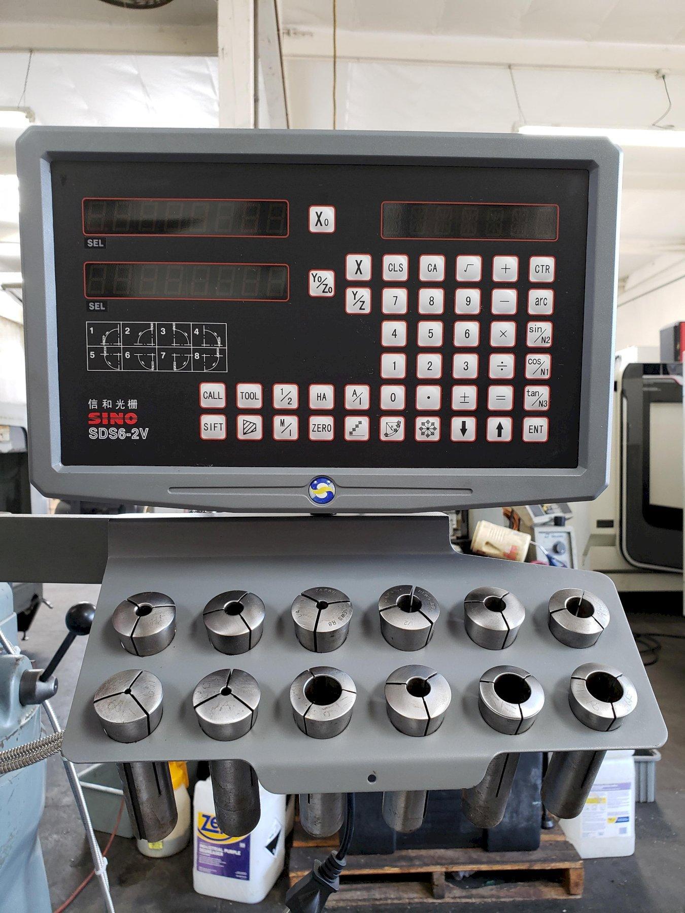 Dro Alignment Bridgeport Series 1 Vertical Mill with Sino SDS6-2V DRO, Align Power ...