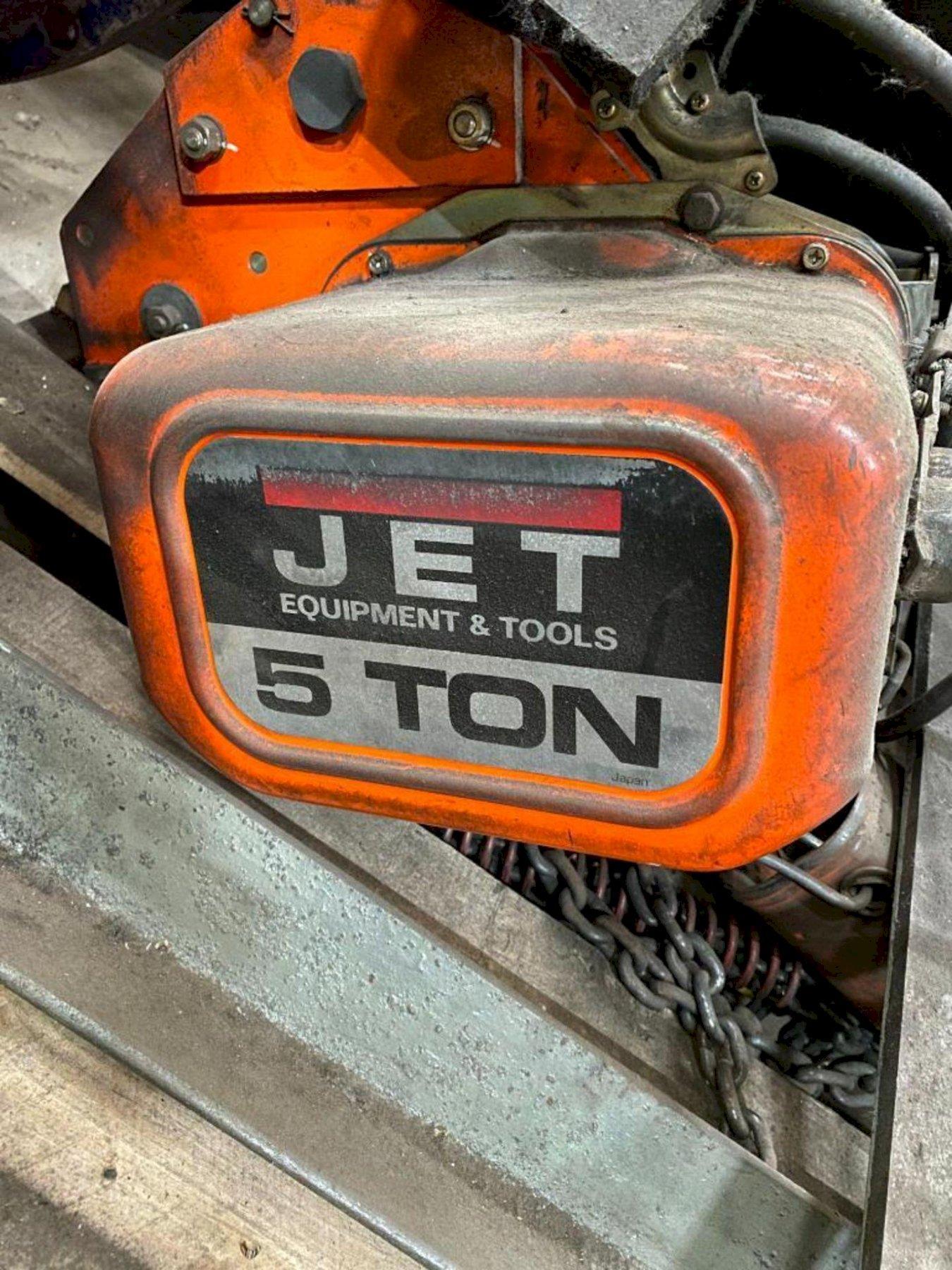 JET 5TON ELECTRIC CHAIN HOIST STOCK 18862