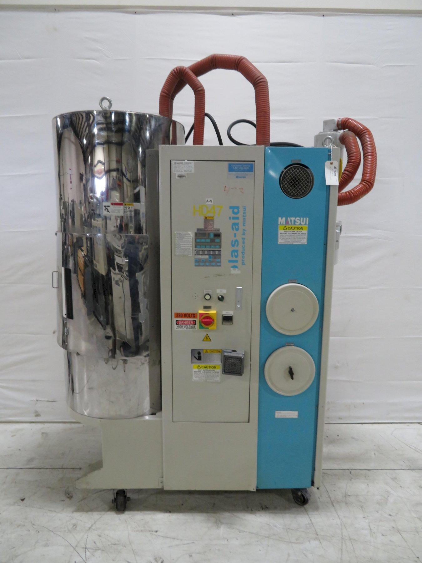 Matsui MJ3200U Material Dryer with Hopper, Desiccant, Approx 200 lb