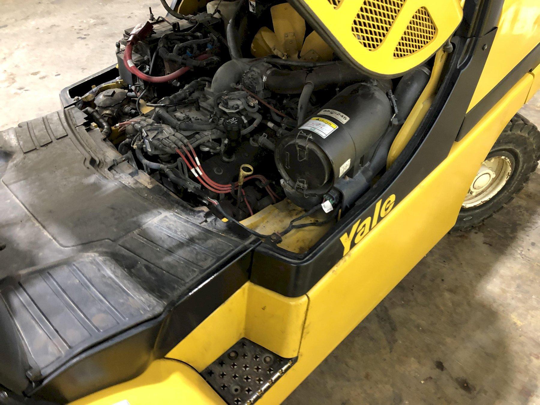 10,000 LBS YALE MODEL GLP-120 LP GAS FORKLIFT: STOCK #15001