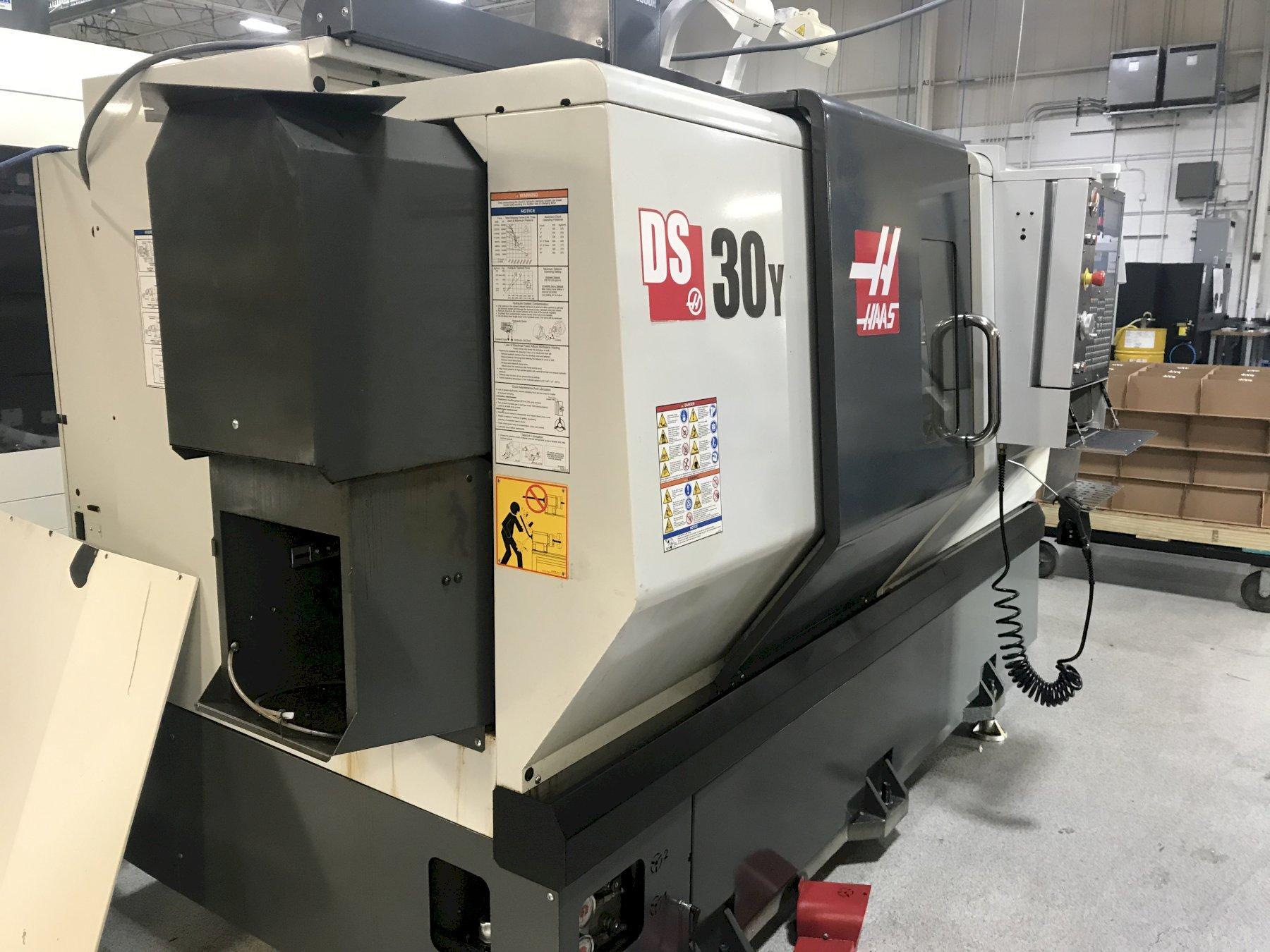 Haas DS-30Y Dual Spindle CNC Lathe, (2) 8