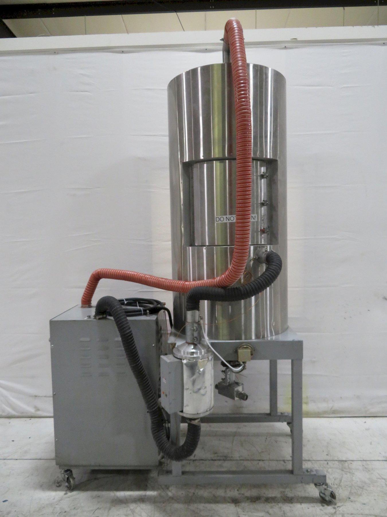 Motan Used Luxor 120 Material Dryer, Desiccant, Approx. 70lb/hr, 490lb