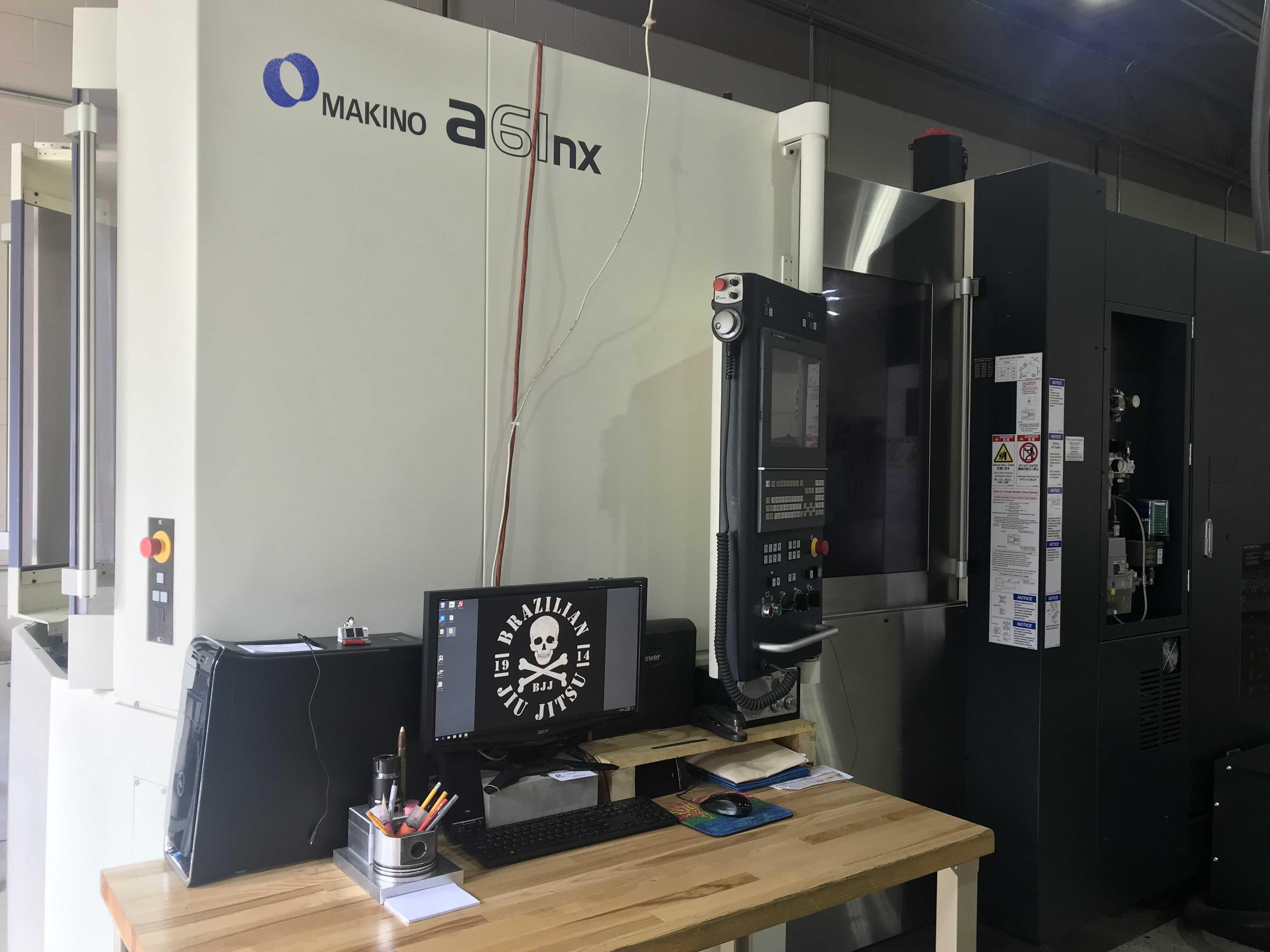 Makino A61NX CNC Horizontal Machining Center, Fanuc Pro 6 Control, 19.7