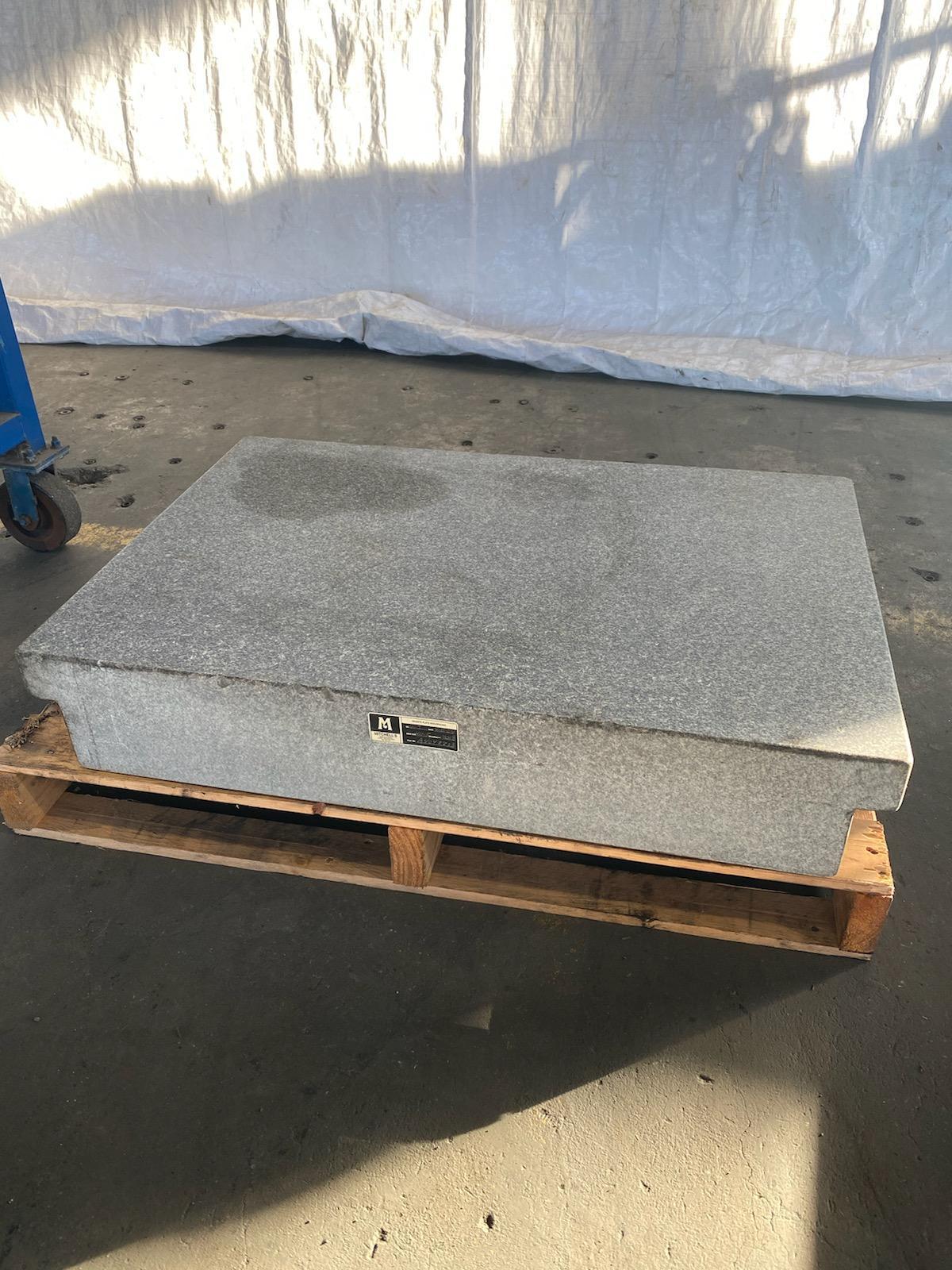 Mitchell’s 24″ x 36″ x 4″ Black Granite Surface Plate w/ Woo G2000 Inc.