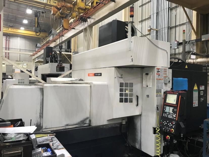 Mazak FJV35/60 CNC Bridge-Style Vertical Machining Center, Fusion 640M Control, 59