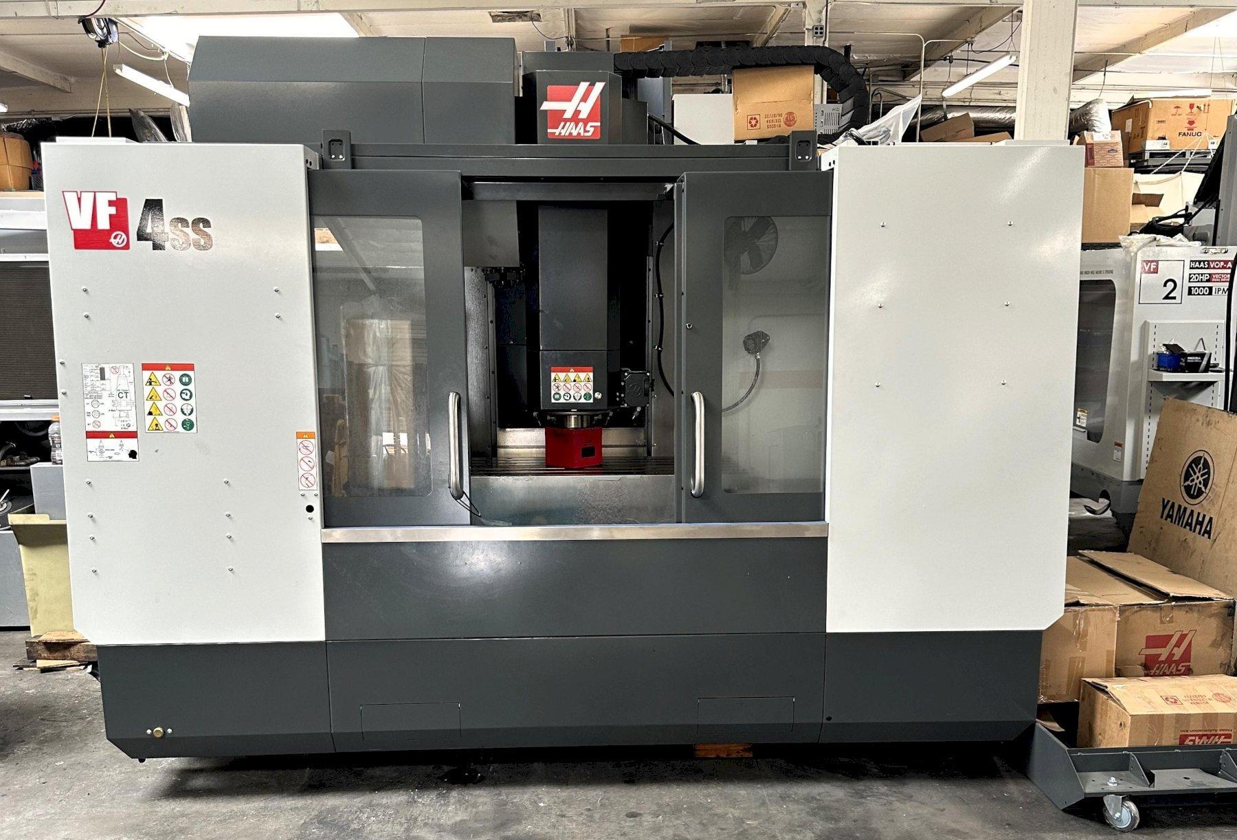 Haas VF4SS Super Speed Vertical Machining Center 2022 equipped with