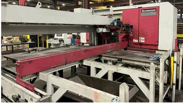 USED BEHRINGER 17.3" X 17.3" DUAL POST FULLY AUTOMATIC HI-PERFORMANCE PRODUCTION CUTTING BANDSAWING SYSTEM MODEL HBM 440A, Stock# 11076, Year: 2019
