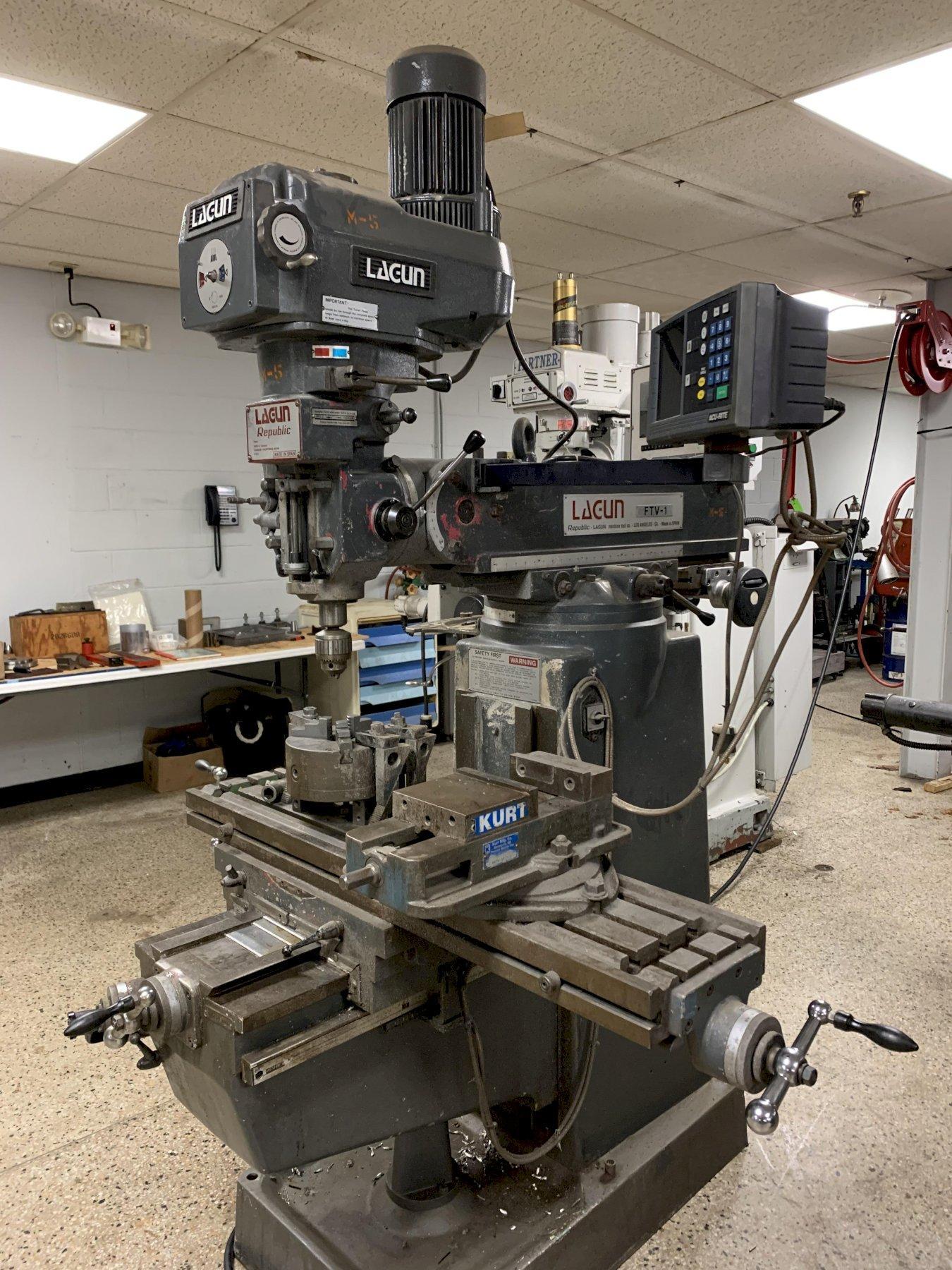 LAGUN FTV1 Millers, Vertical Machine Hub