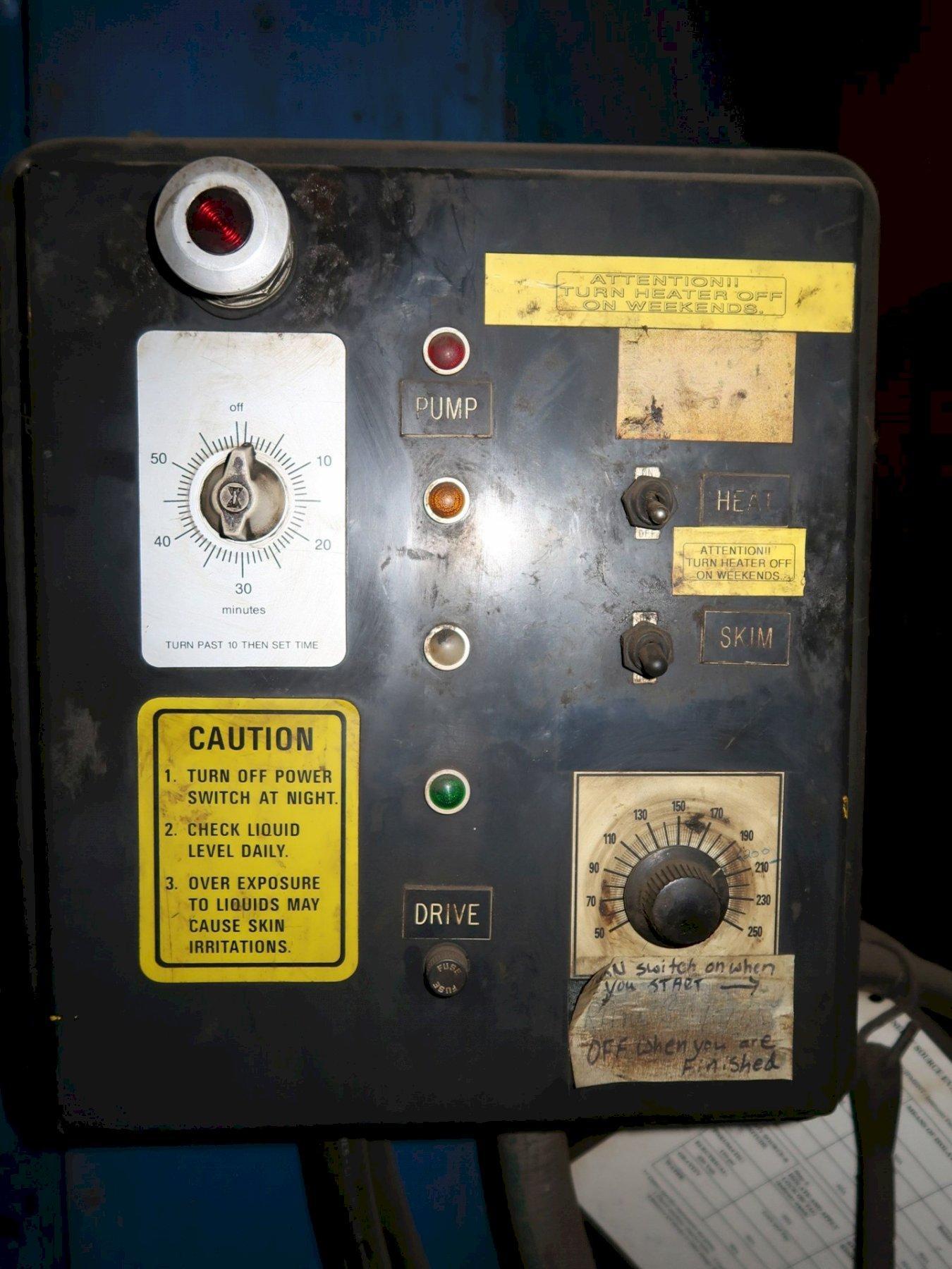 INTERCONT PRODUCTS MODEL SJW4 ROTARY BASKET PARTS WASHER STOCK 11409