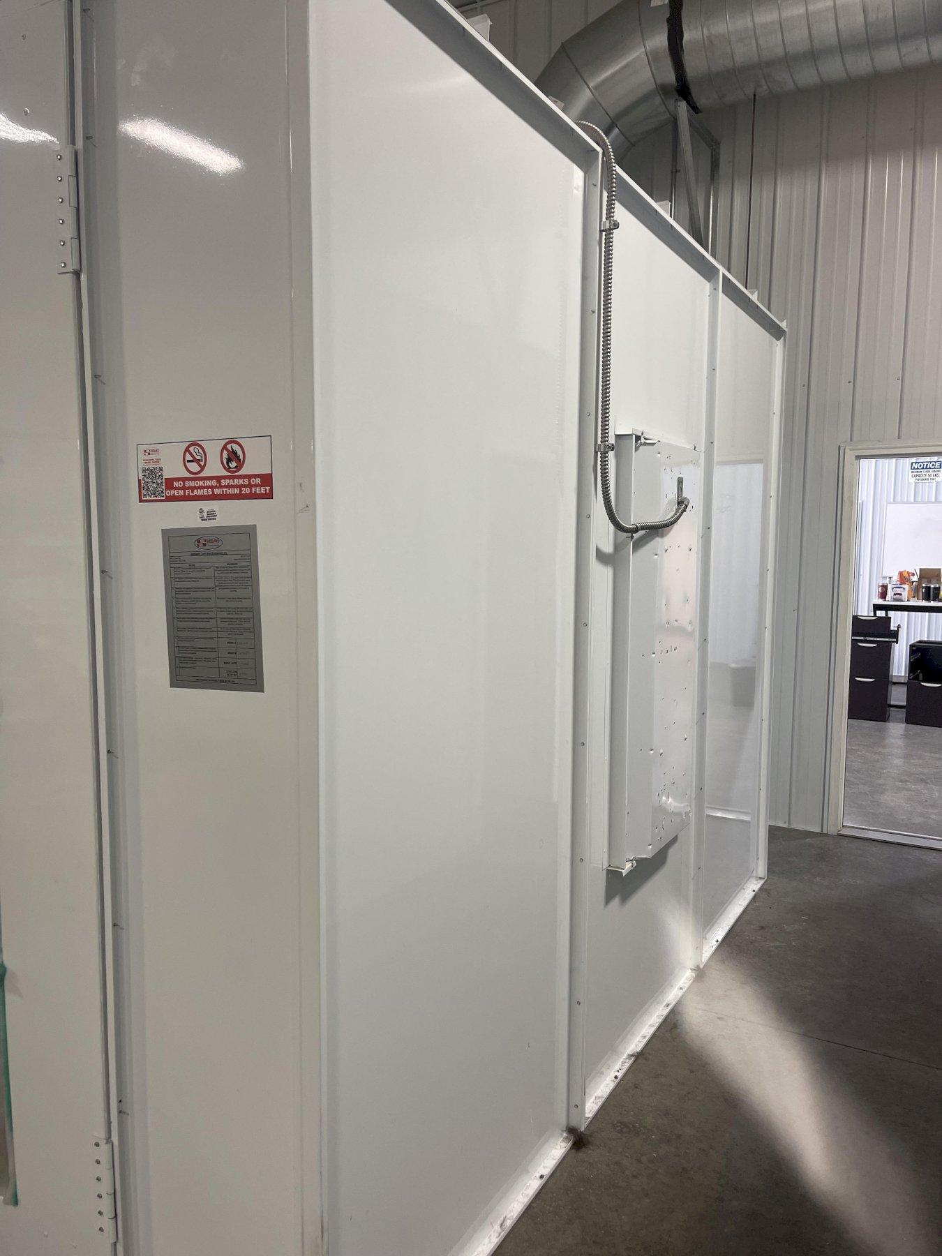 1 PREOWNED STANDARD PAINT BOOTH, MODEL EFB1000, S/N 414644