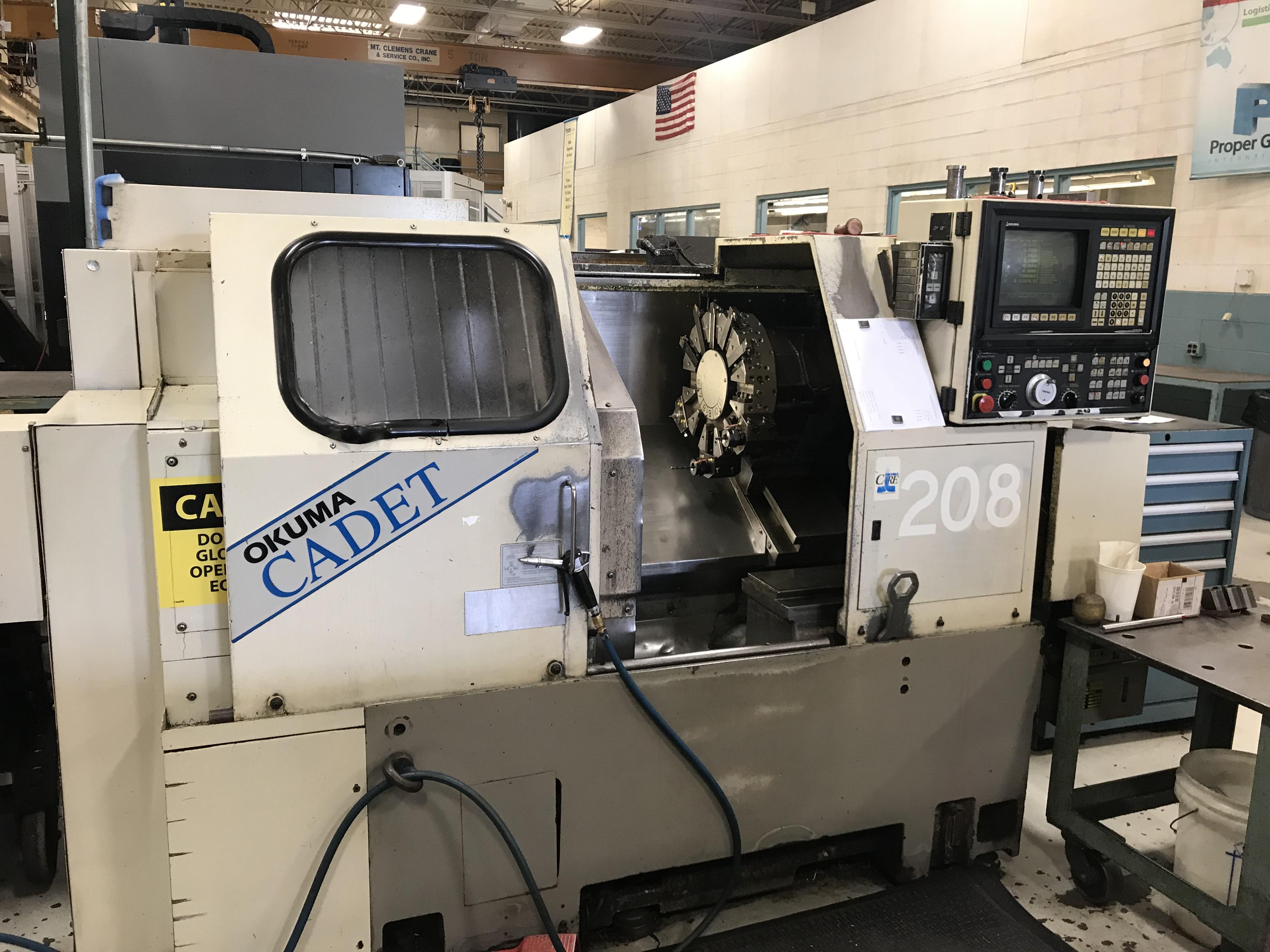 Okuma LNC-8 CNC Lathe, OSP 5020L, 10