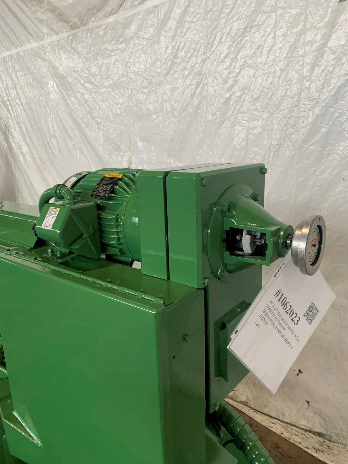 18″ X 27″ HYDMECH MODEL S25A SERIES II AUTOMATIC HORIZONTAL BANDSAW