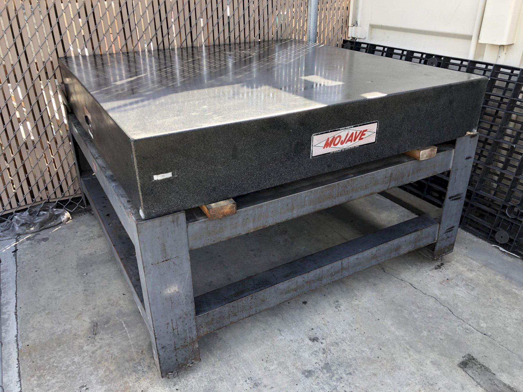 Mojave Square Surface Granite Plate 60″ x 60″ x 10″ with Stand and