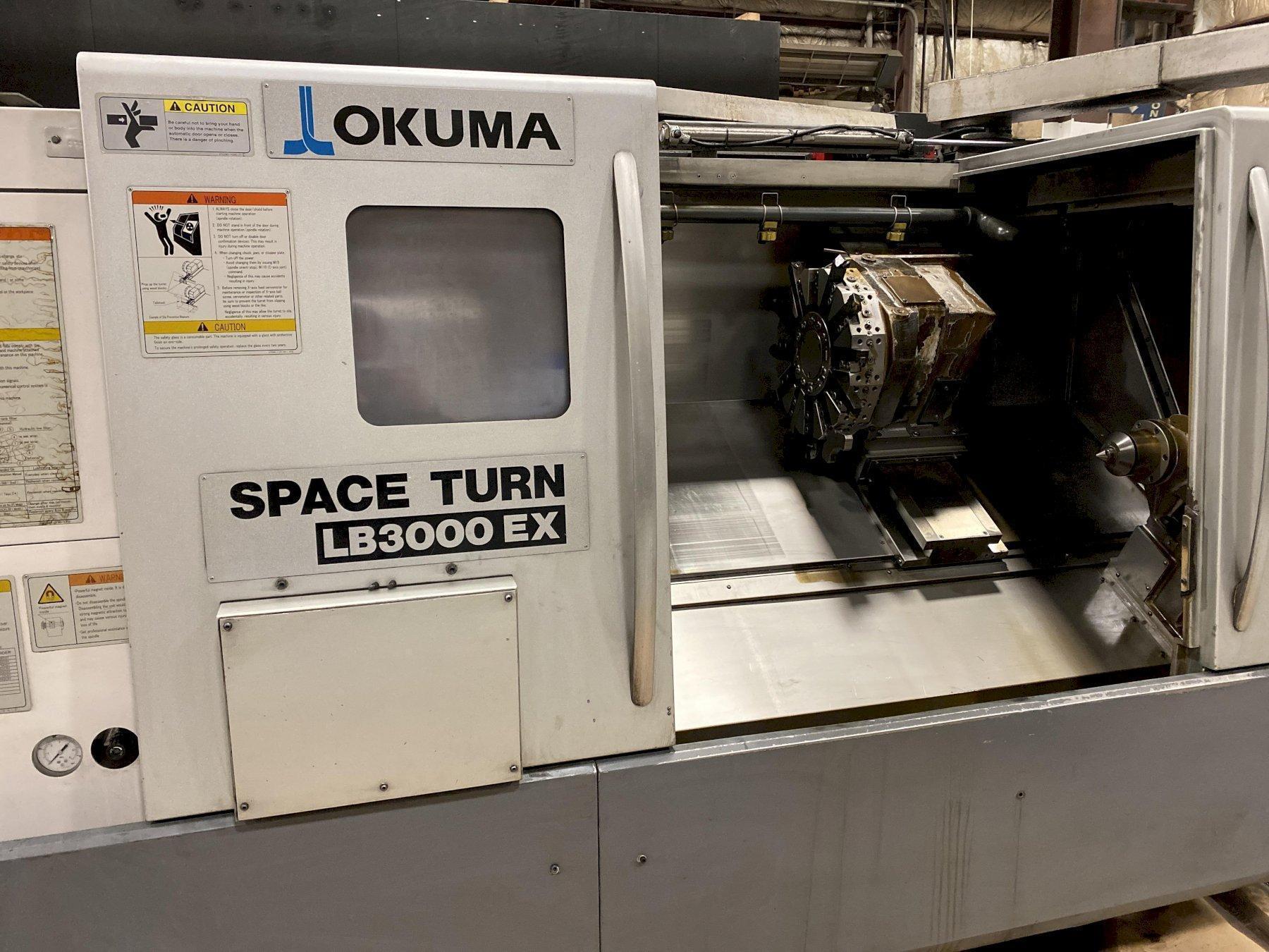 Okuma LB-3000EX C-1000 Spaceturn CNC Lathe, OSP P200LA, 12