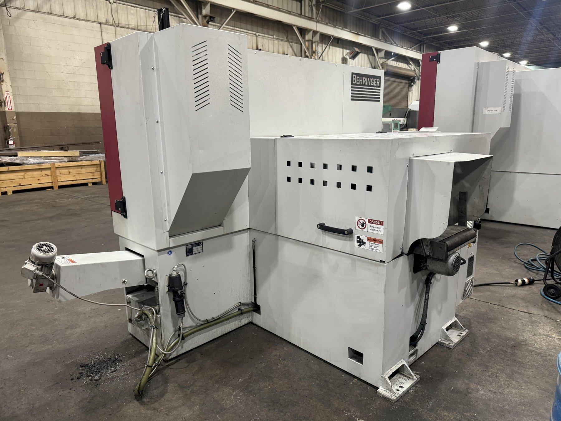 USED BEHRINGER 11.8" X 10.2" DUAL POST AUTOMATIC BANDSAW MODEL HBE 261A, Stock# 11109, Year: 2021