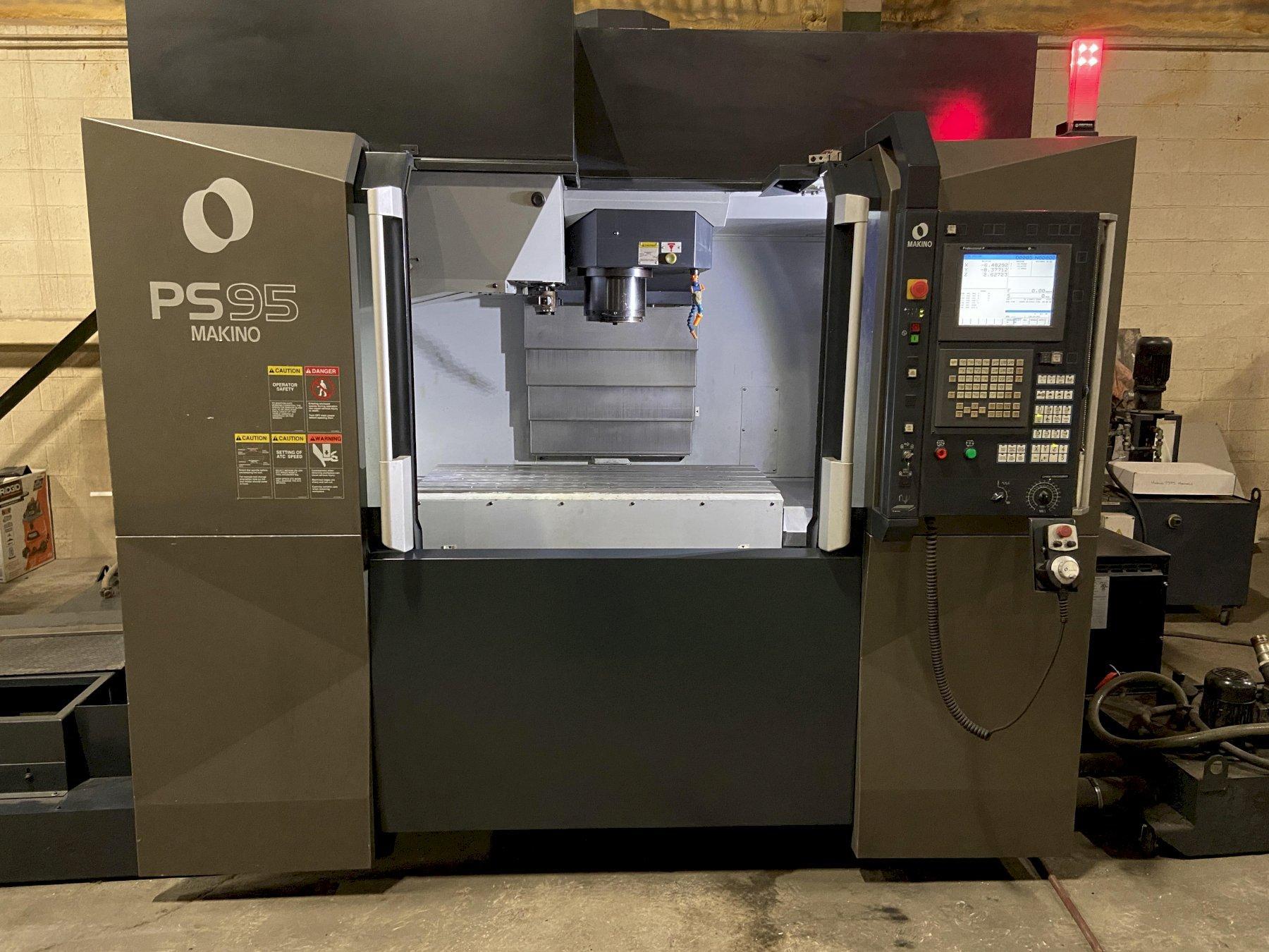 Makino PS95 CNC Vertical Machining Center, Fanuc Pro P Control, 36