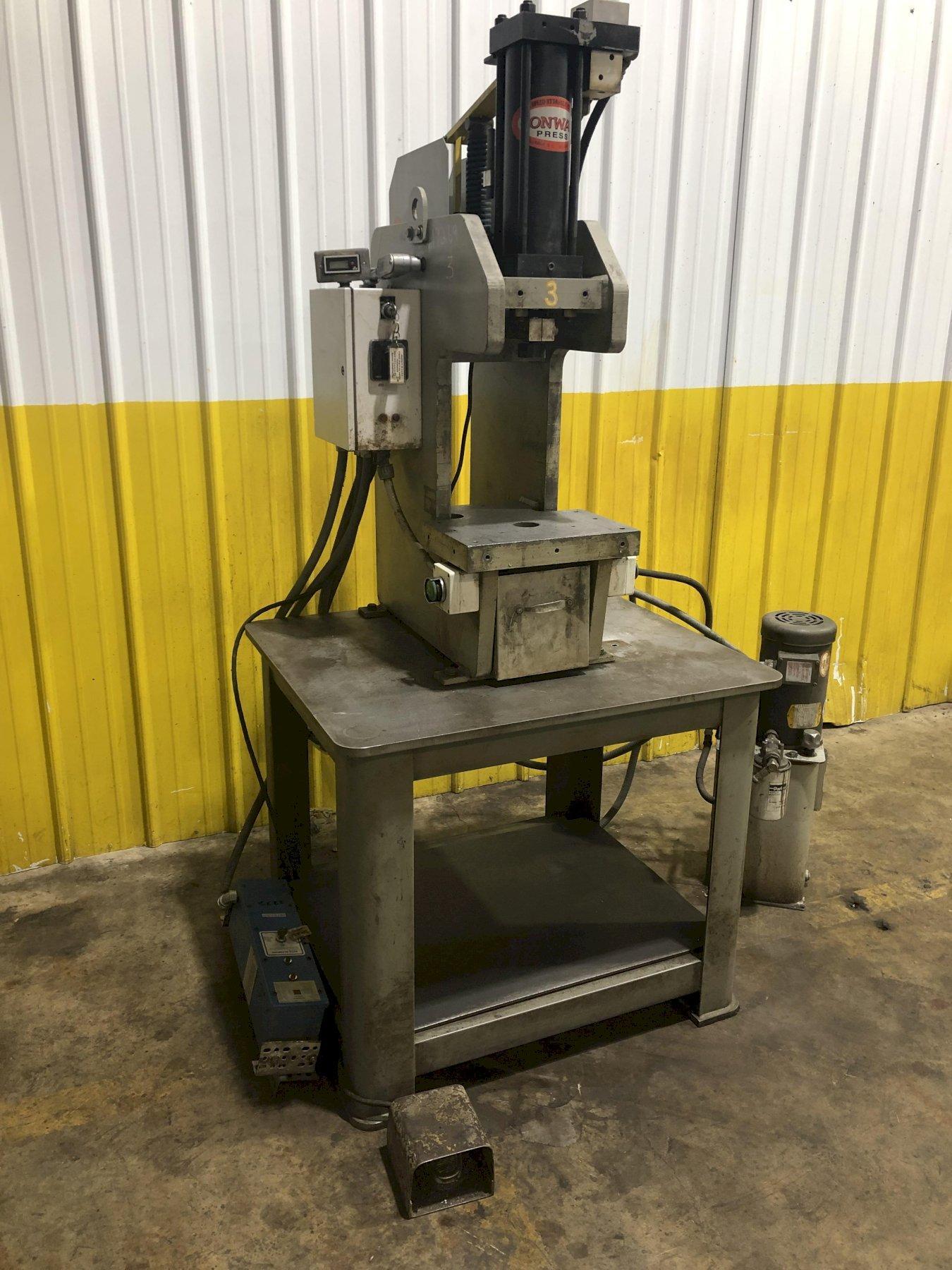 20 TON CONWAY HYDRAULIC PRESS: STOCK 17269