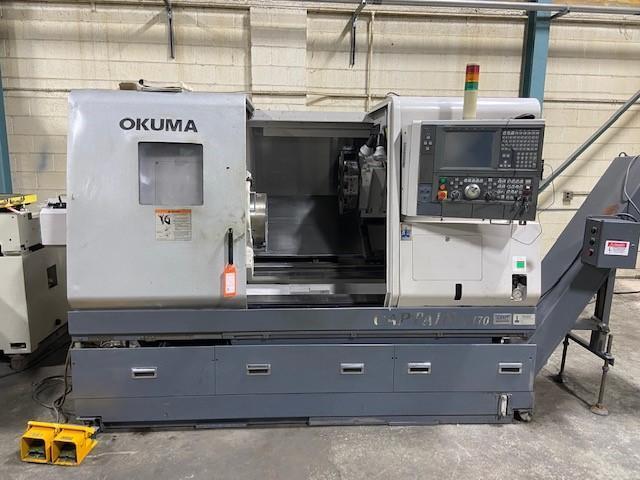 Okuma Captain L470 CNC Lathe, OSP P100L, 15