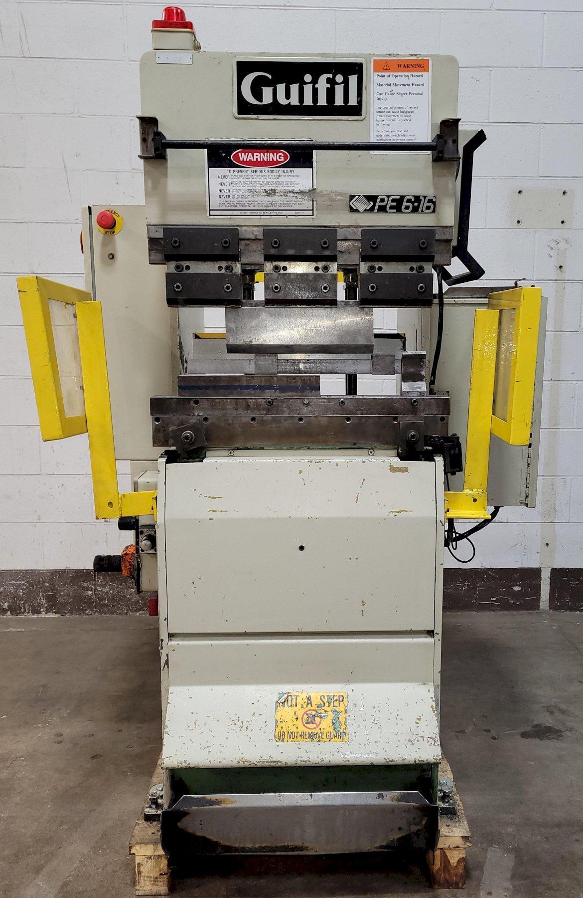 17.5 Ton Guifil Model PE6-16 Hydraulic Press Brake