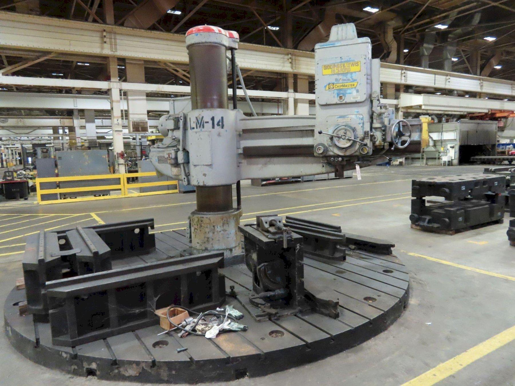 GIDDINGS & LEWIS BICKFORD RADIAL ARM DRILL: STOCK #23539