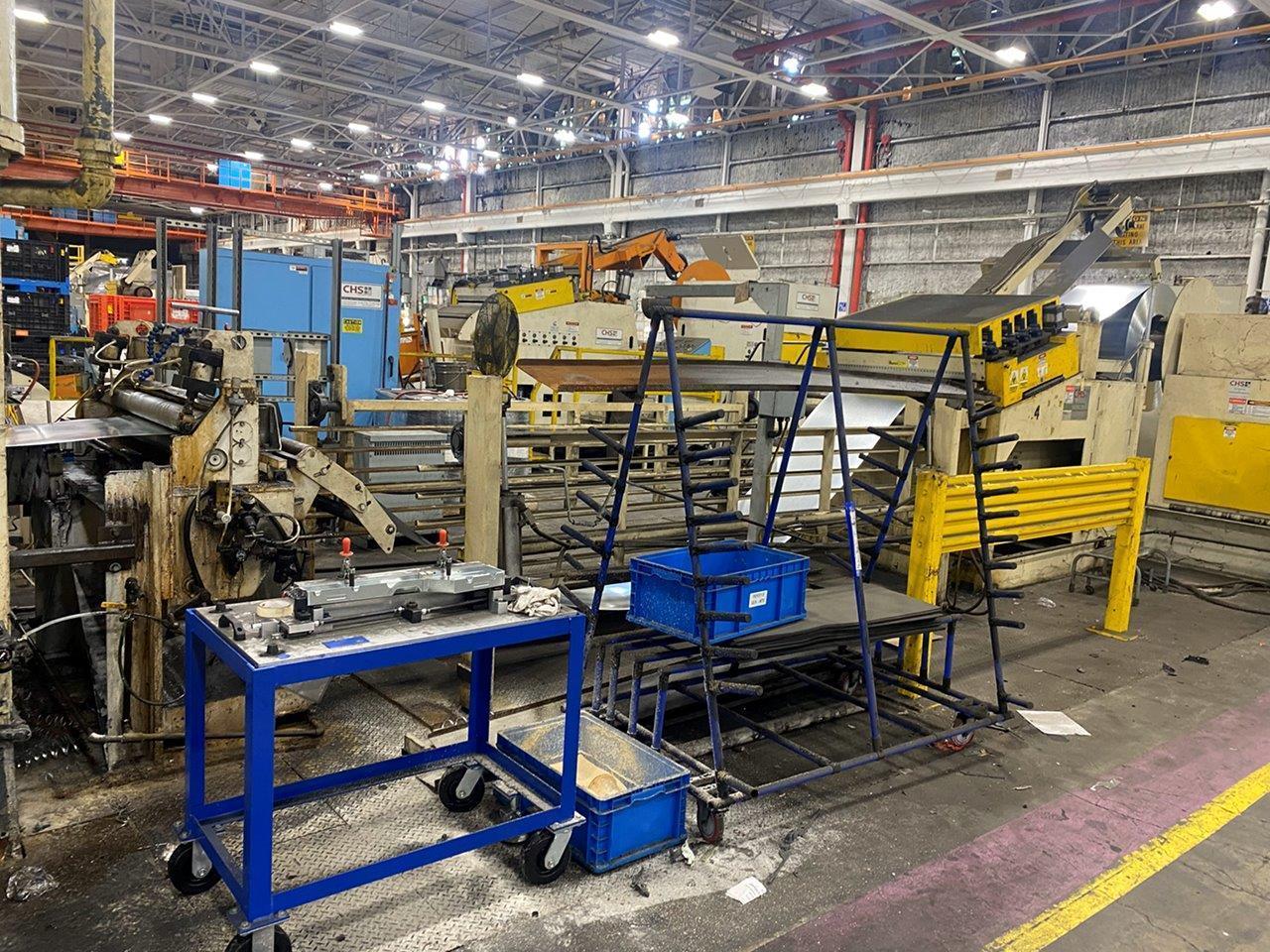 CHS / Mecon Complete Coil Feed Line 20,000 Lb x 48" Wide