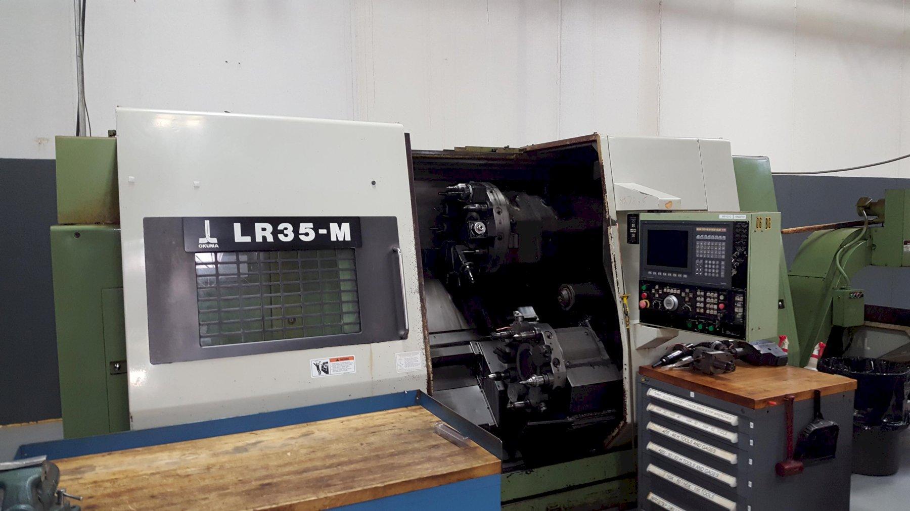 Okuma LR35-M 4-axis CNC Turning Machine W/live Milling