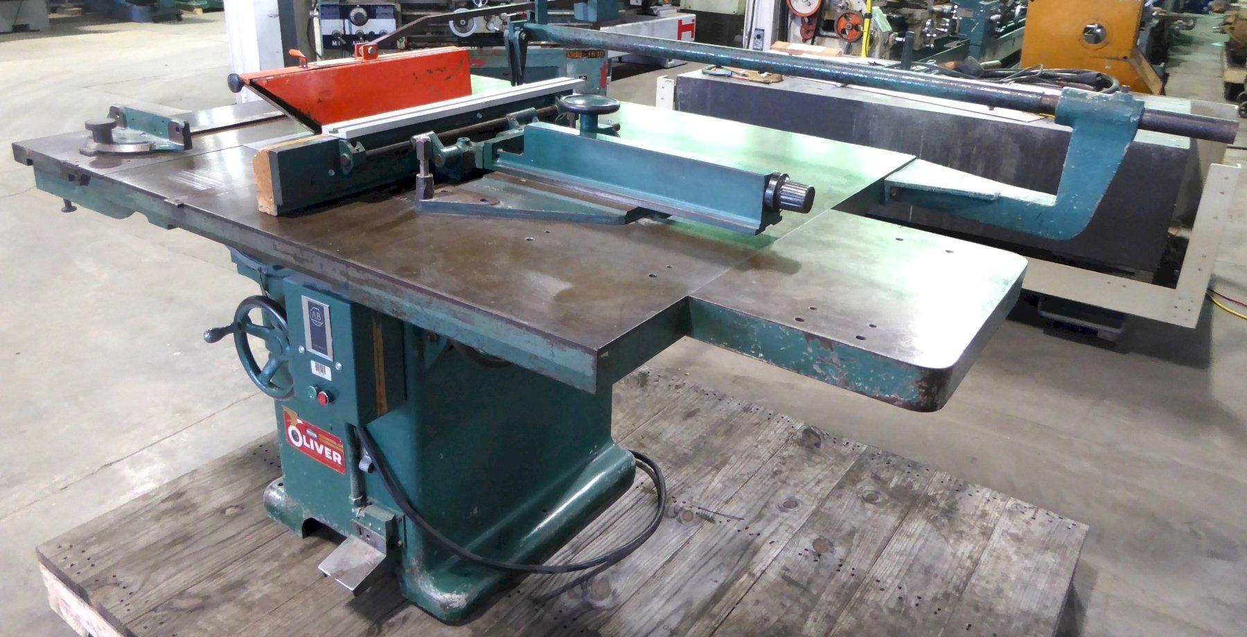 OLIVER 270DU Woodworking Saws, Table Machine Hub