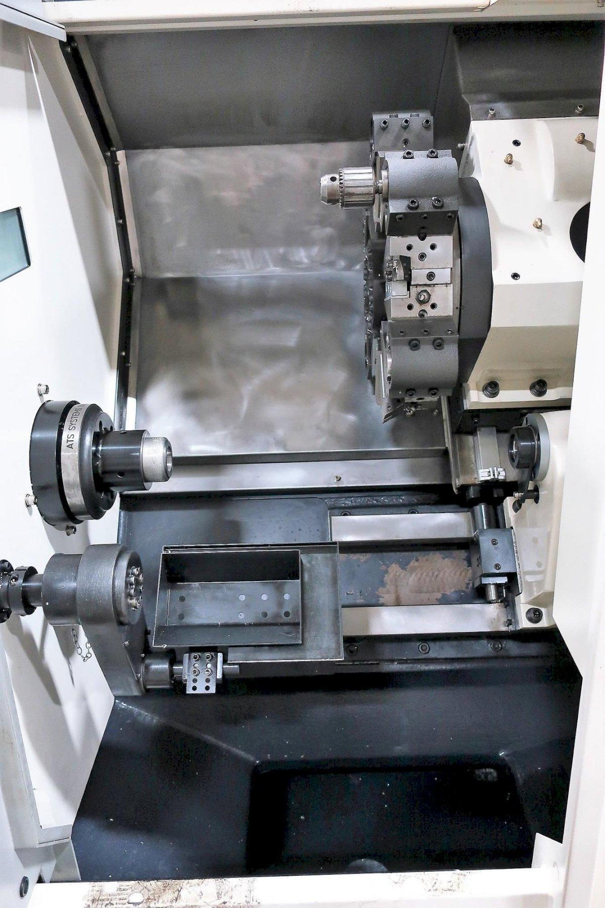 HWACHEON CUTEX160A CNC TURNING CENTER LATHE WITH BAR FEEDER, (2017