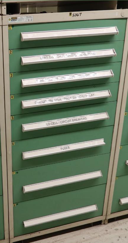 8-DRAWER VIDMAR CABINET: STOCK #21595
