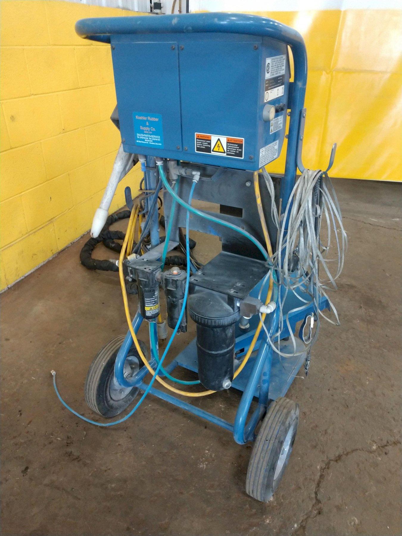 NORDSON SURE COAT POWDER COAT GUN WITH CONTROL STOCK 13804