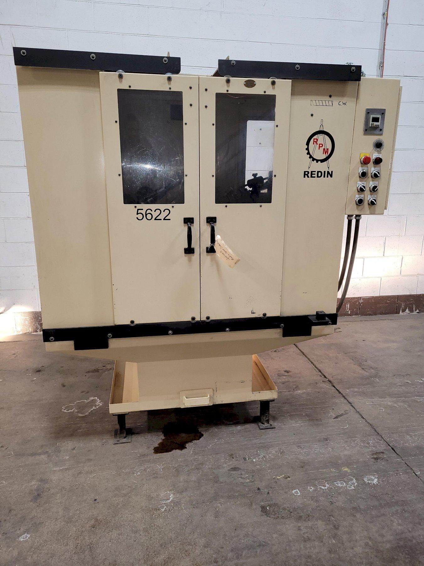 Redin Model 18GP Universal BurrMatic Gear Deburring Machine Adams