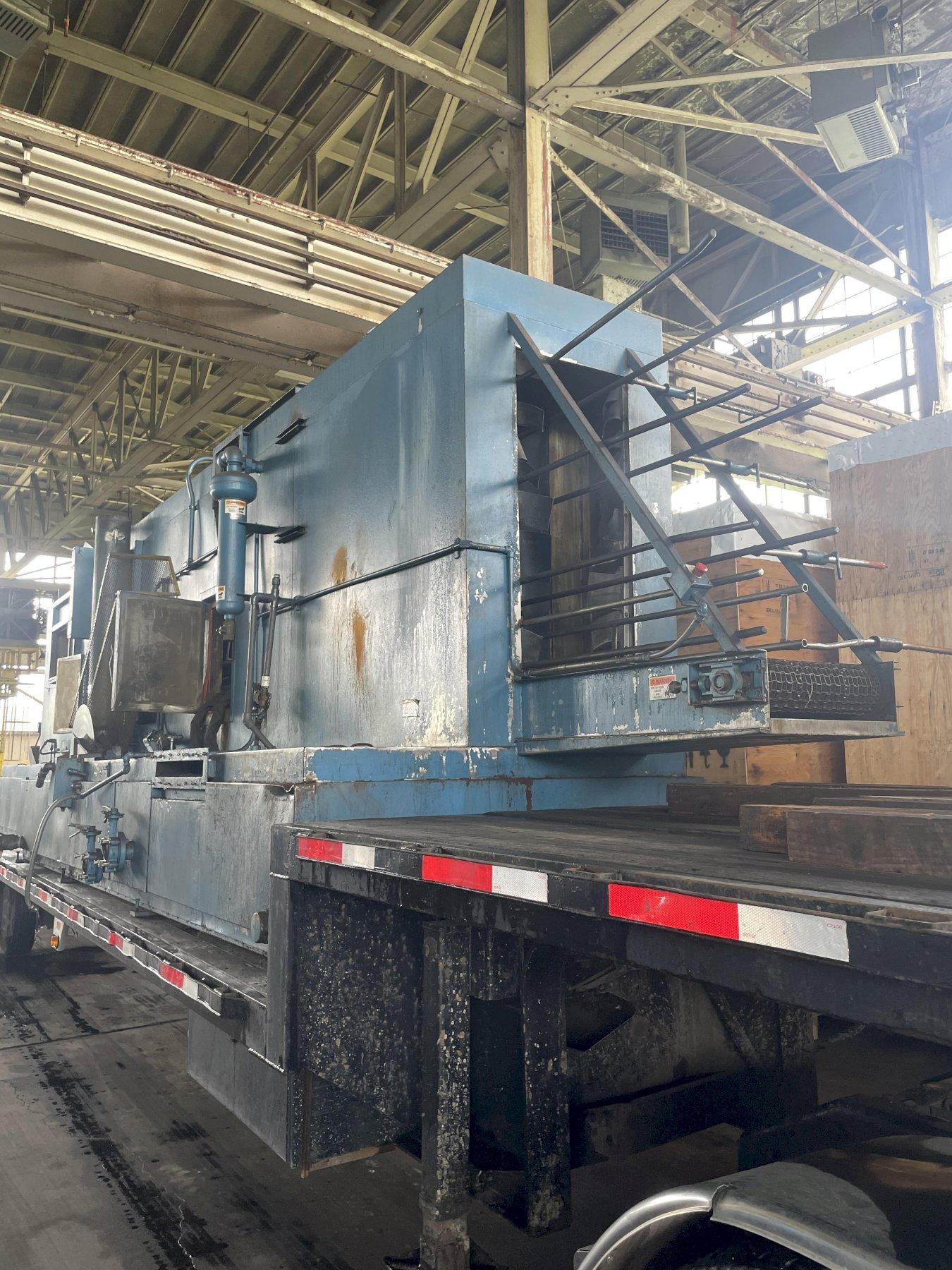 24″ X 50″ DUNNAGE WASH SYSTEMS STAINLESS STEEL PASS THRU CONVEYOR