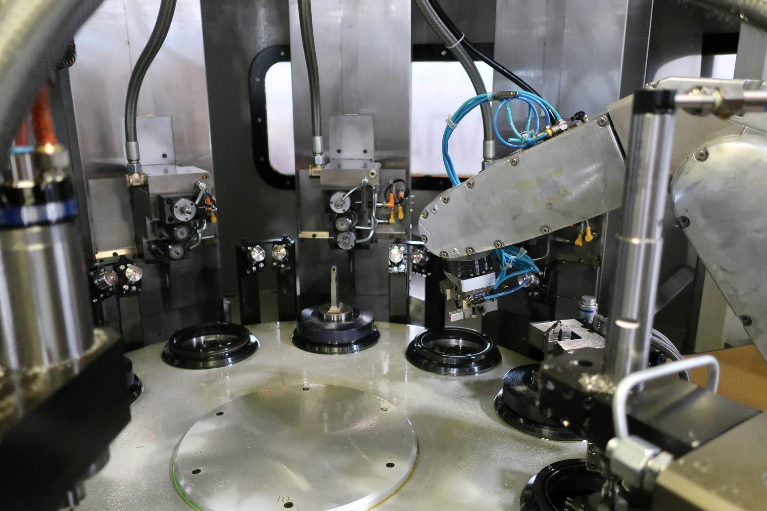 Hydromat AT15010 CNC (10) Station Rotary Transfer Machine, with Fanuc