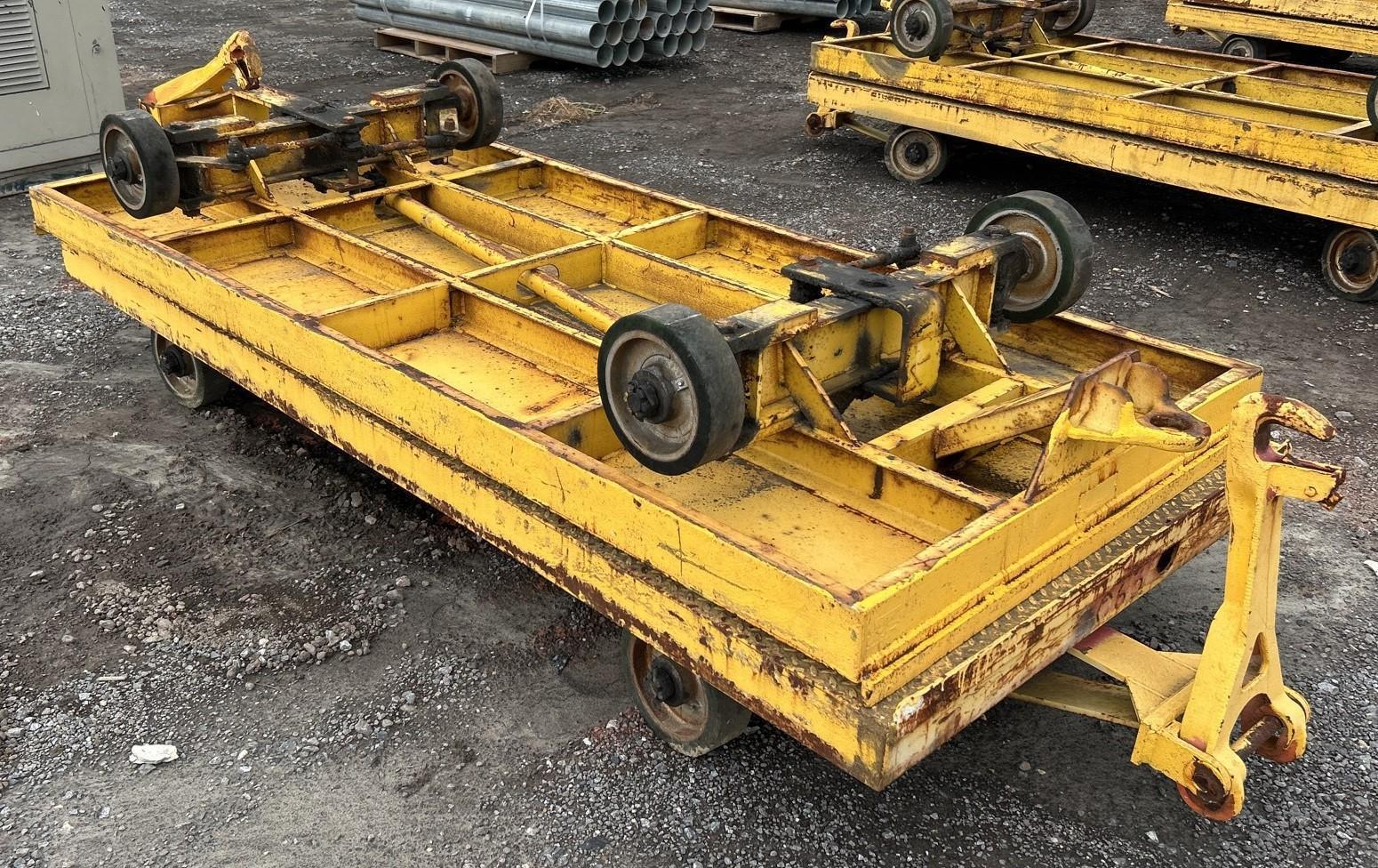 10,000 LBS X 4' X 9' HEAVY DUTY MOBILE TRANSFER / MOVING CART: STOCK #23516