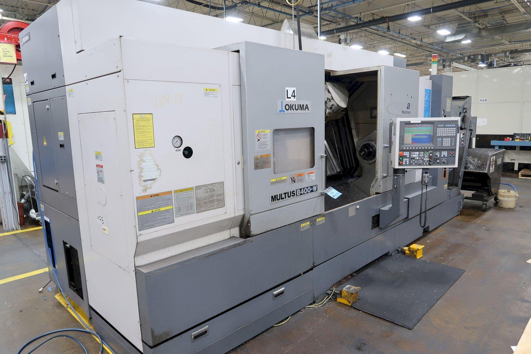 Okuma Multus B400W (6) Axis CNC Lathe, OSP-200L, 15