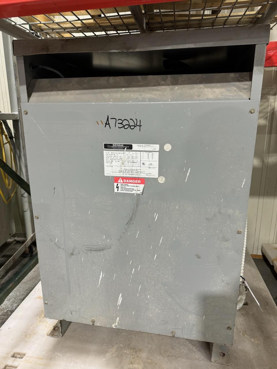 1 - PREOWNED SIEMENS TRANSFORMER, MODEL #: 36B, SERIES: 2093, CATALOG #: 3F3Y075