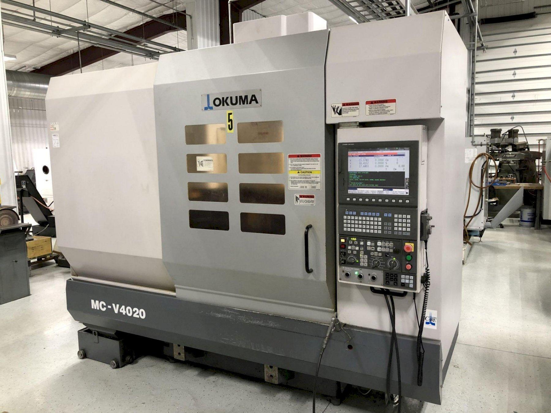 Okuma MCV4020 CNC Vertical Machining Center, OSP P200M, 40