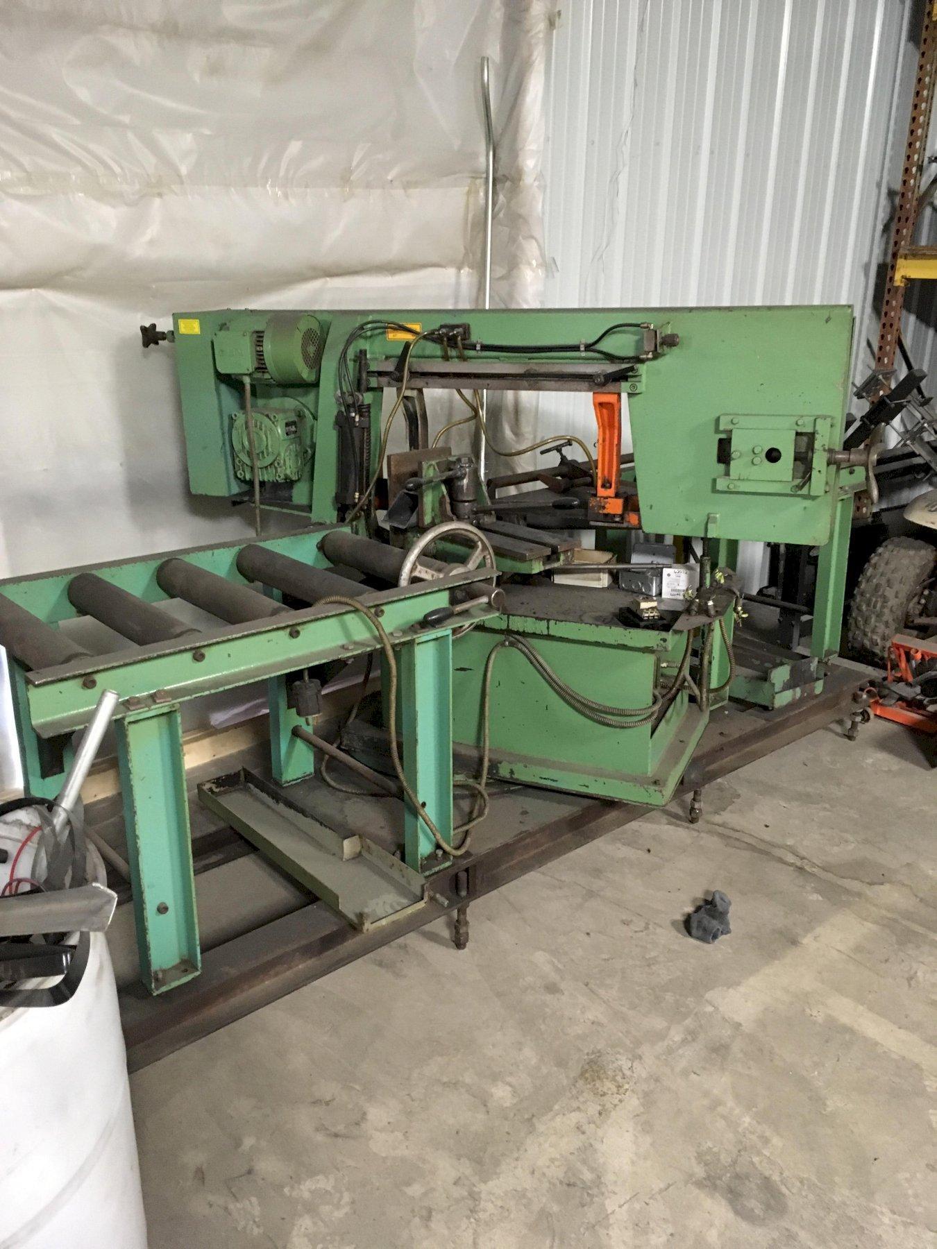 12″ x 12″ Sagemeister Metora Swivel Head Horizontal Band Saw G2000 Inc.